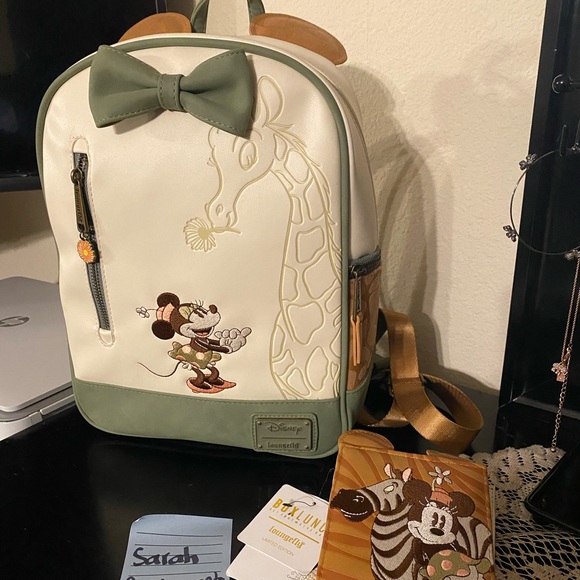 Minnie Mouse Safari Backpack Mickey Safari Loungefly Disney's